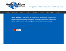 Tablet Screenshot of musicbridges.com